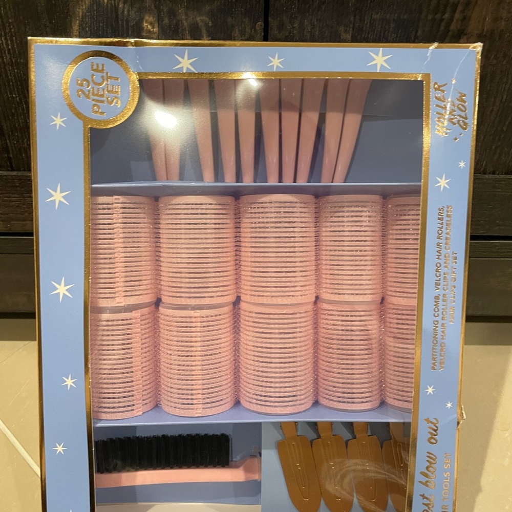 Pink‎ Hair Roller Set